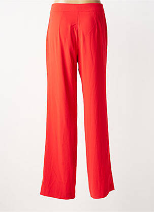Pantalon droit rouge MORGAN femme