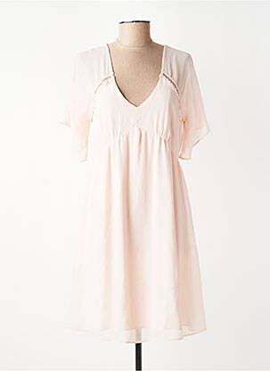 Robe courte rose NAF NAF femme