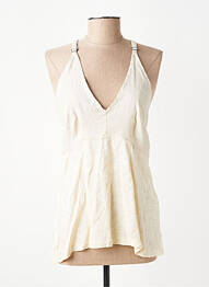 Top beige NÜ femme