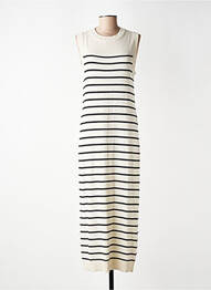 Robe courte beige VERO MODA femme