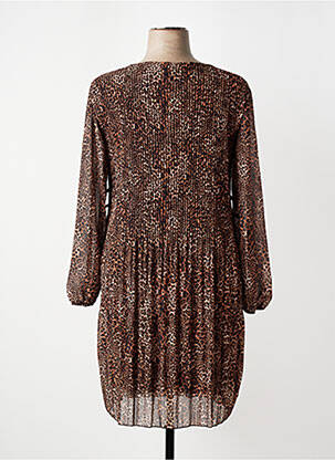 Robe mi-longue marron ZABAIONE femme