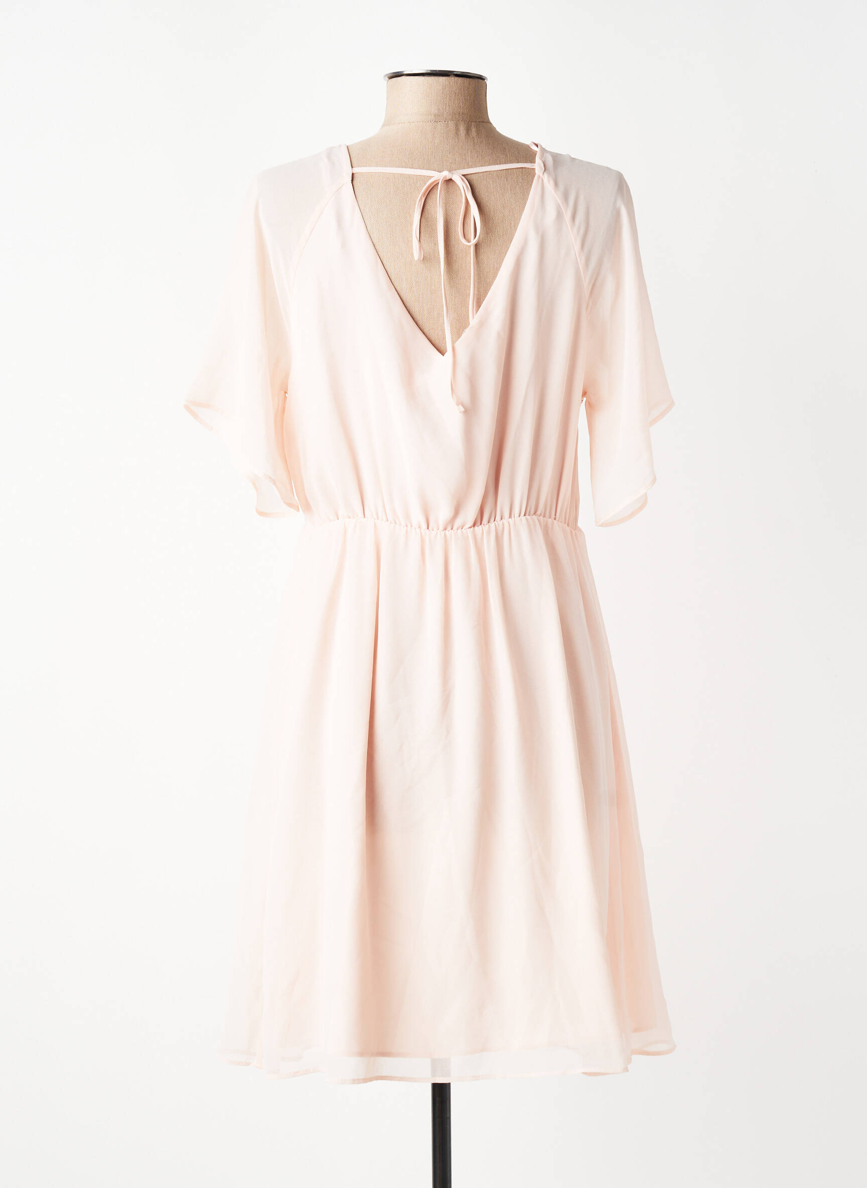Robe courte rose NAF NAF femme
