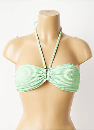 Haut de maillot de bain vert ONLY femme