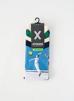 Chaussettes bleu XPOOOS homme