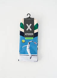 Chaussettes bleu XPOOOS homme