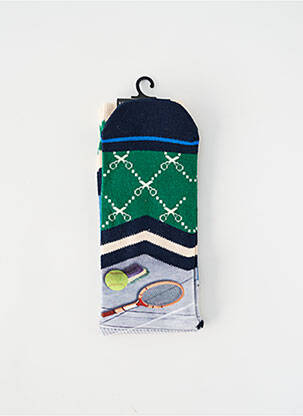 Chaussettes bleu XPOOOS homme
