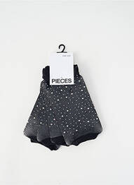 Chaussettes noir PIECES femme