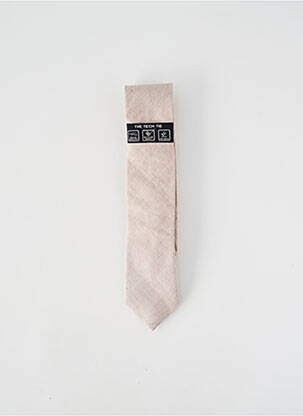 Cravate beige MANGO homme