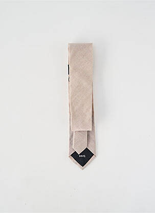 Cravate beige MANGO homme