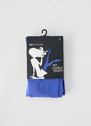 Collants bleu ZEB STYLE LAB  femme
