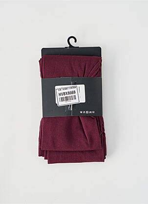 Collants rouge ZEB STYLE LAB  femme