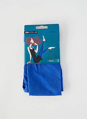 Legging bleu ZEB STYLE LAB  femme