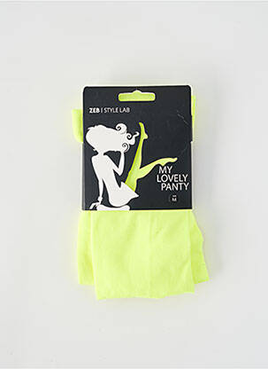 Collants jaune ZEB STYLE LAB  femme