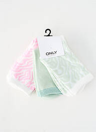 Chaussettes vert ONLY femme
