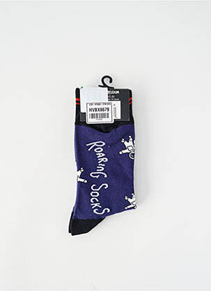 Chaussettes bleu ROARING SOCKS homme