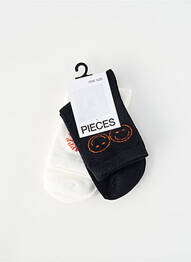 Chaussettes blanc PIECES femme
