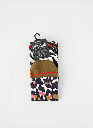 Chaussettes bleu XPOOOS femme