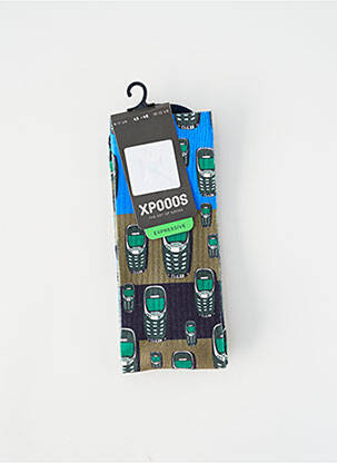 Chaussettes vert XPOOOS homme