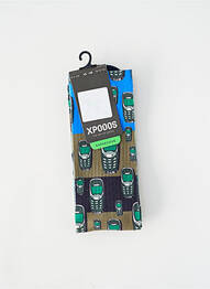 Chaussettes vert XPOOOS homme