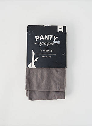 Collants gris ZEB STYLE LAB  femme