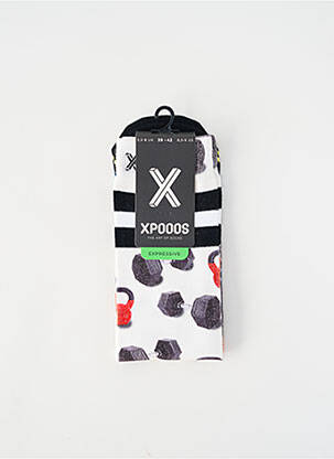 Chaussettes gris XPOOOS homme
