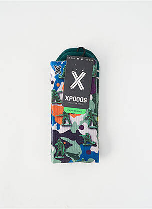 Chaussettes vert XPOOOS homme