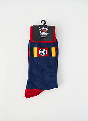 Chaussettes bleu ROARING SOCKS homme
