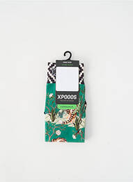 Chaussettes vert XPOOOS femme