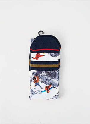 Chaussettes bleu XPOOOS homme