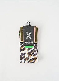 Chaussettes marron XPOOOS femme