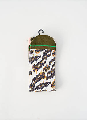 Chaussettes marron XPOOOS femme