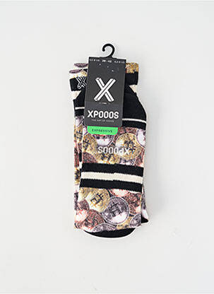 Chaussettes marron XPOOOS homme