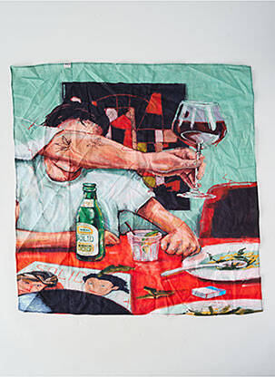Foulard vert SOLID homme