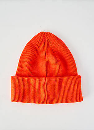 Bonnet orange ONLY femme