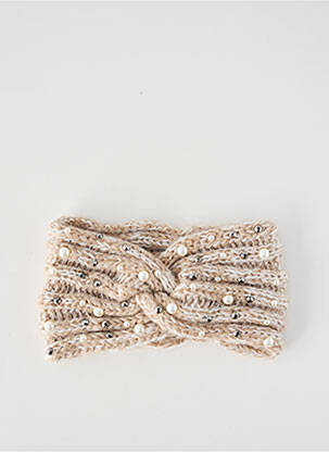 Boucles d’oreilles beige HAILYS femme