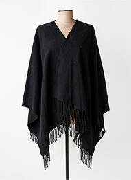 Poncho noir YUGEN femme