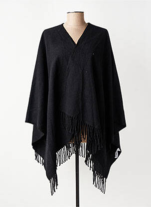 Poncho noir YUGEN femme