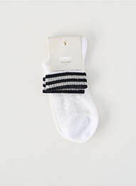 Chaussettes blanc ONLY femme