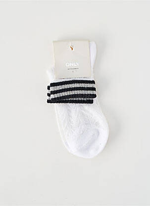 Chaussettes blanc ONLY femme