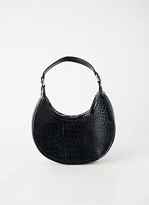 Sac fermeture zippée noir PIECES femme