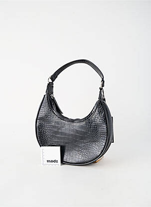 Sac fermeture zippée noir PIECES femme