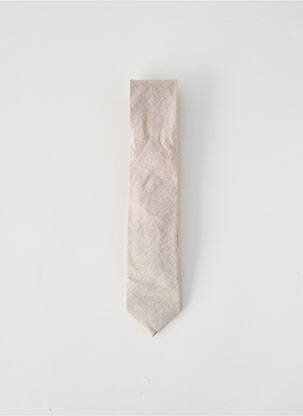 Cravate beige MANGO homme
