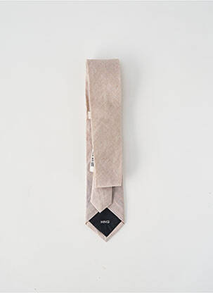 Cravate beige MANGO homme