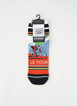 Chaussettes orange XPOOOS homme