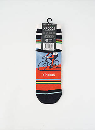 Chaussettes orange XPOOOS homme
