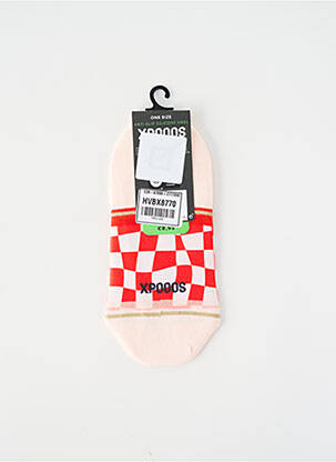 Chaussettes rouge XPOOOS femme