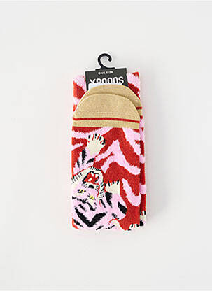 Chaussettes rose XPOOOS femme