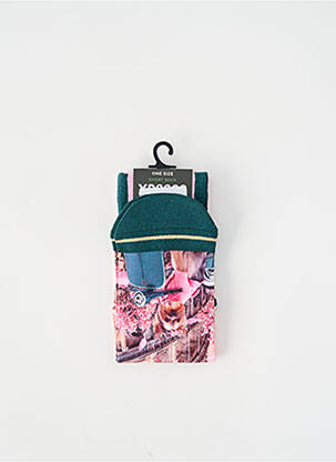 Chaussettes rose XPOOOS femme