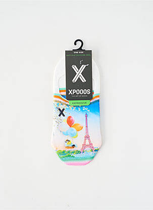 Chaussettes bleu XPOOOS femme