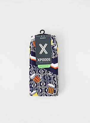 Chaussettes bleu XPOOOS homme